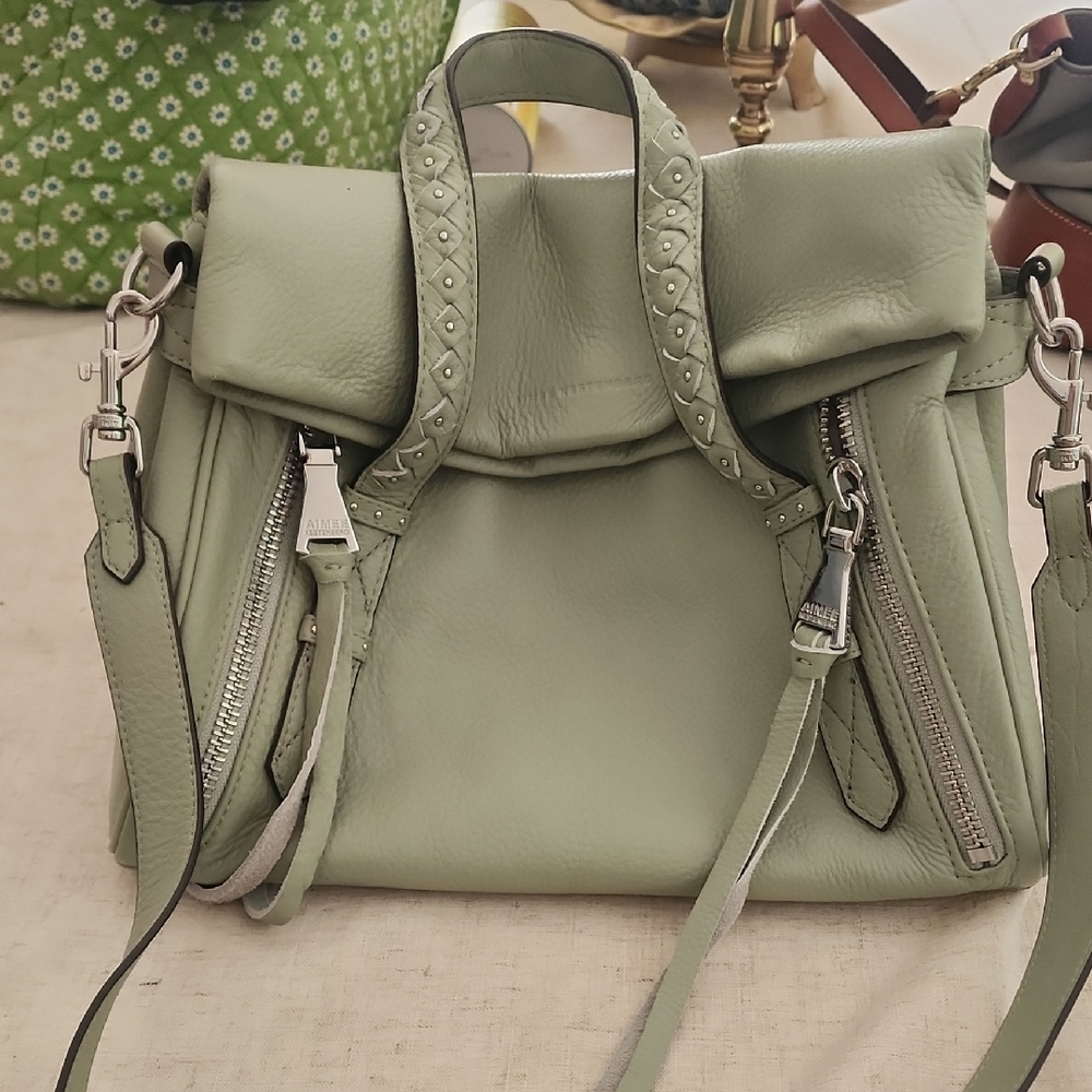 Aimee Kestenberg Sage Green Bag. NWOT.